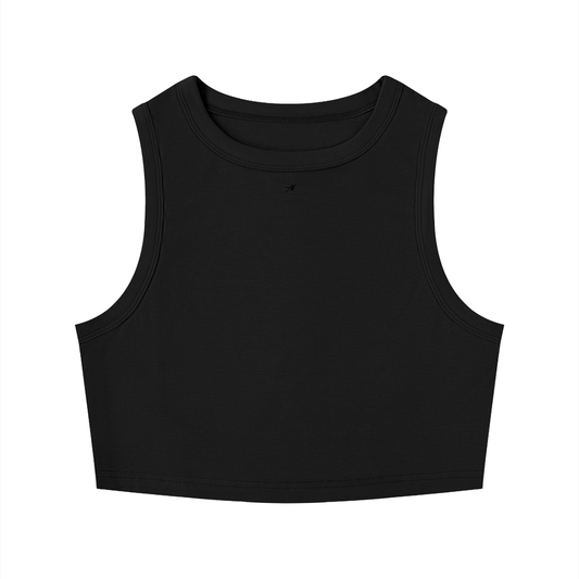 Tight Crewneck Crop Tank Top