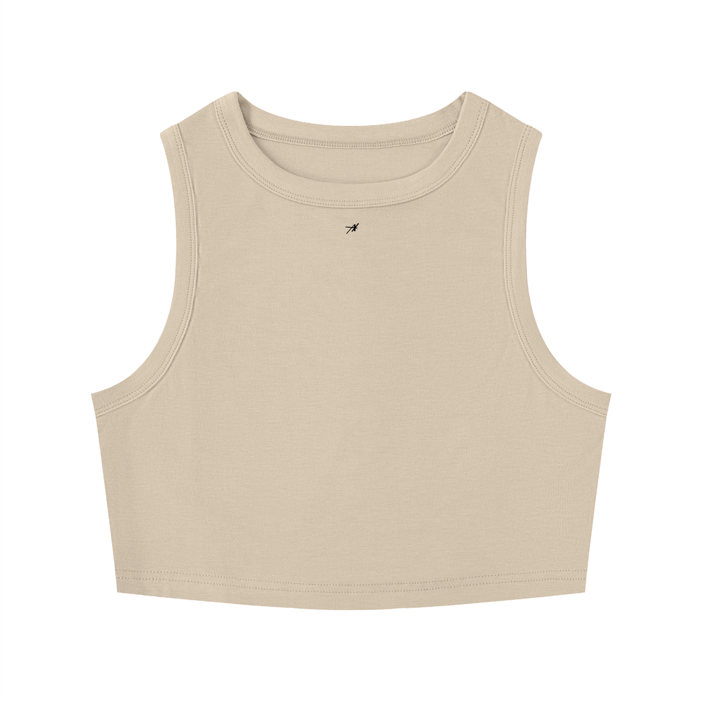 Tight Crewneck Crop Tank Top