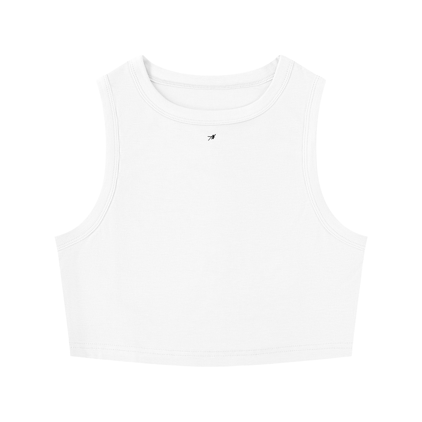 Tight Crewneck Crop Tank Top