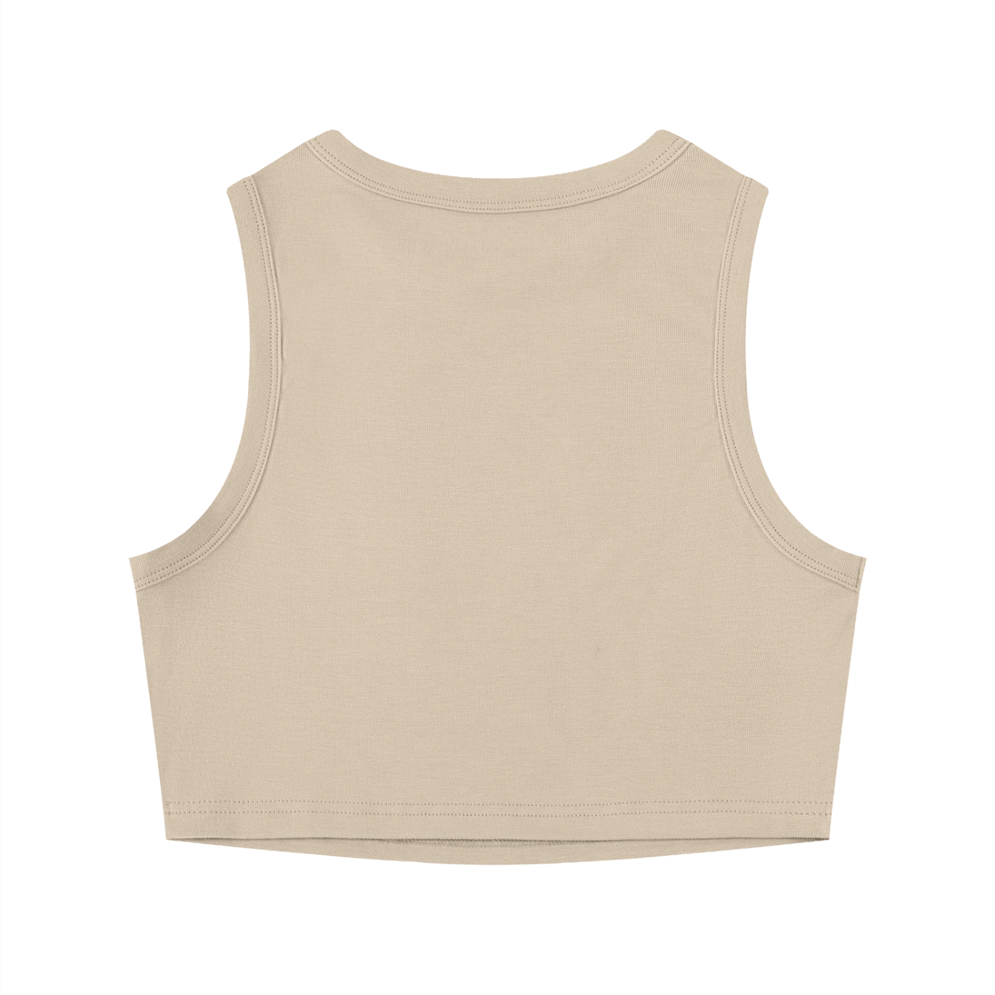 Tight Crewneck Crop Tank Top