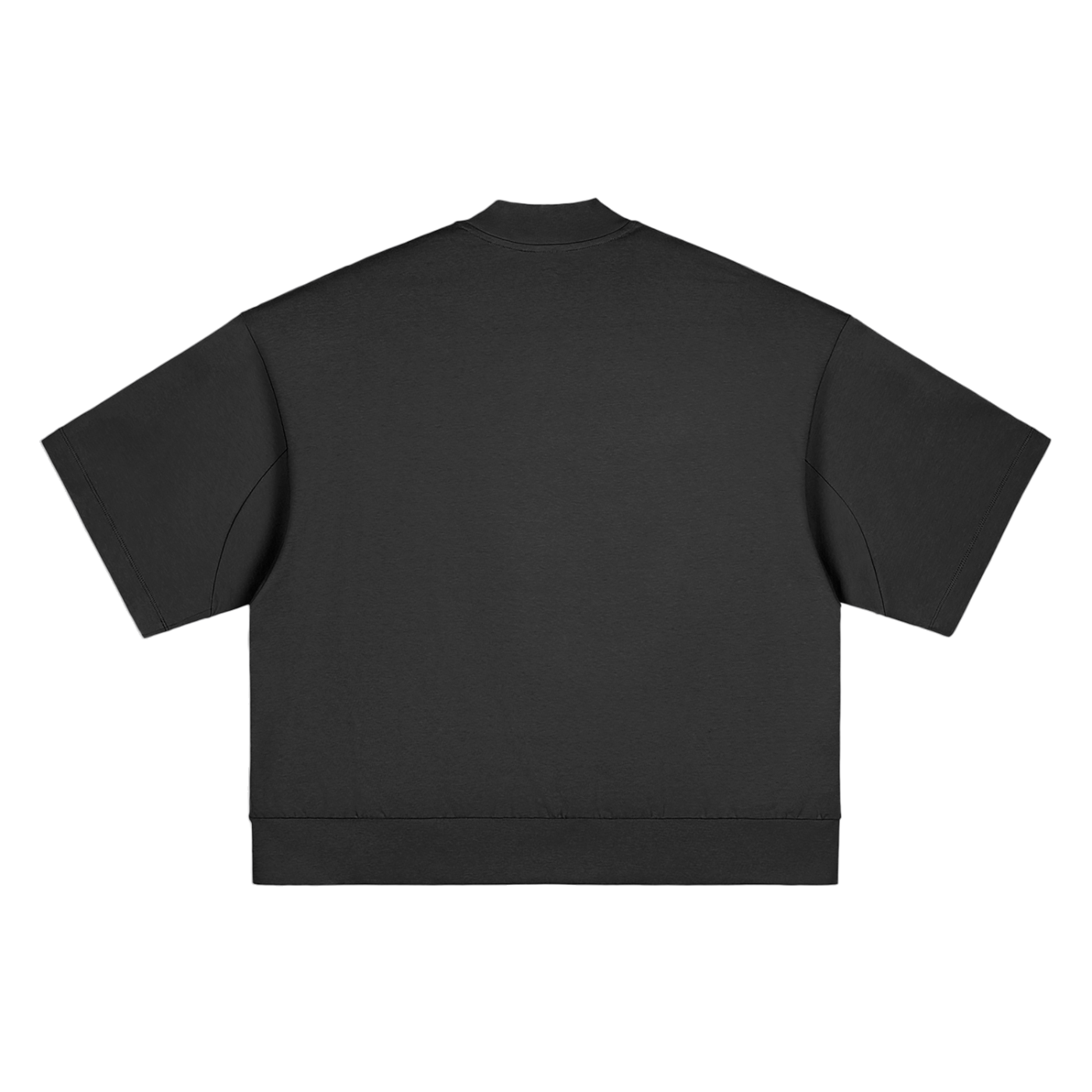 Essential Heavyweight Oversized Mock Neck T-shirt