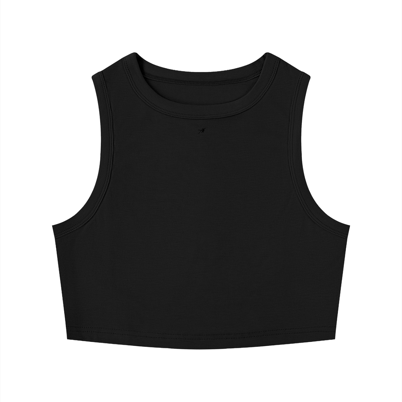 Tight Crewneck Crop Tank Top