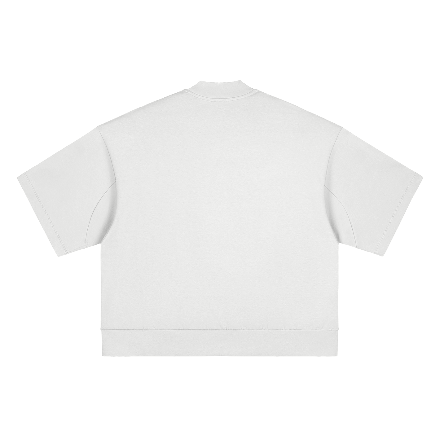 Essential Heavyweight Oversized Mock Neck T-shirt