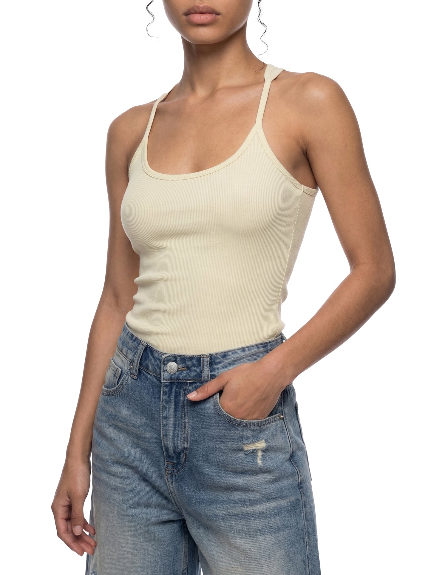 Ribbed Racerback