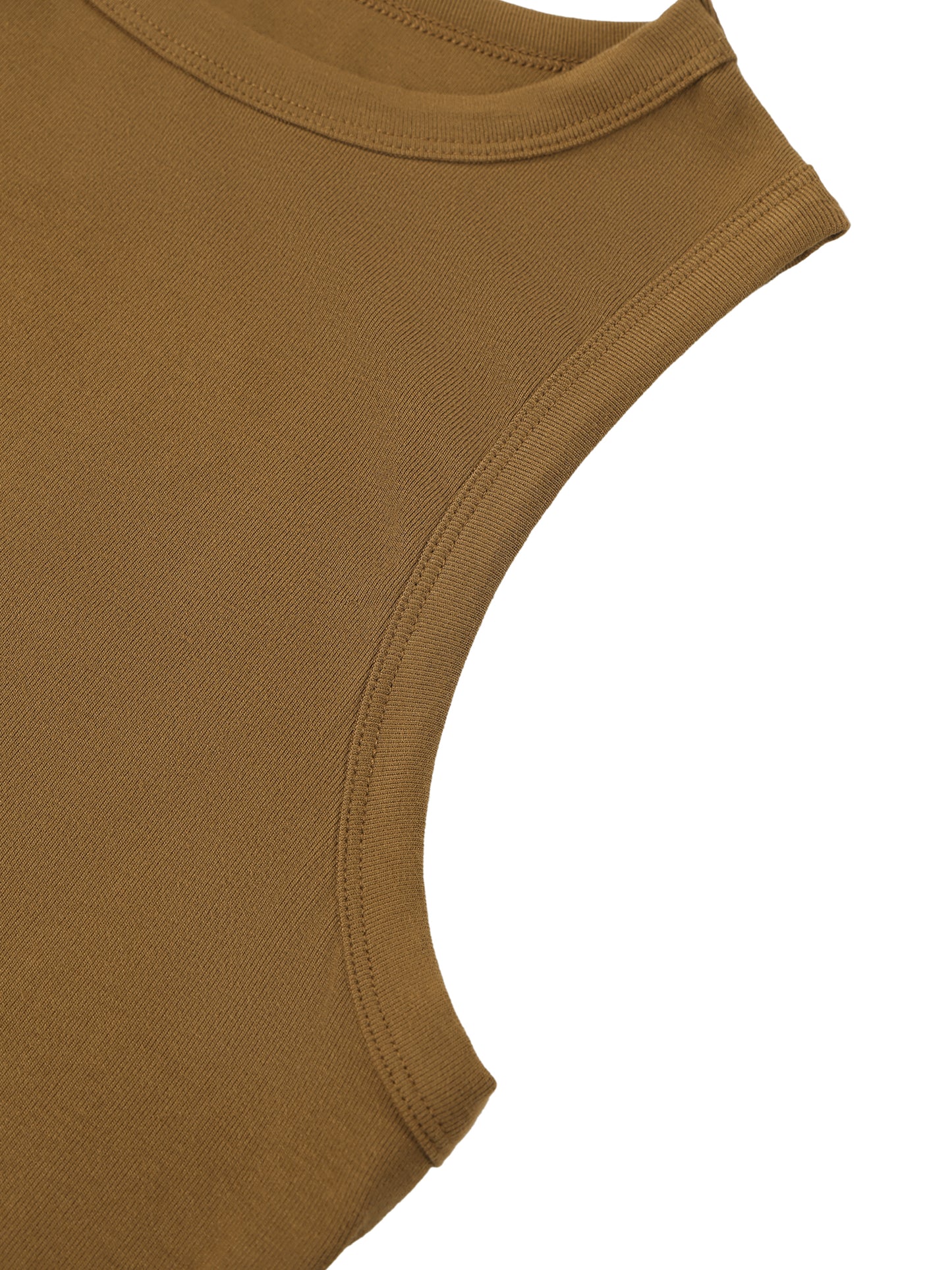 Tight Crewneck Crop Tank Top