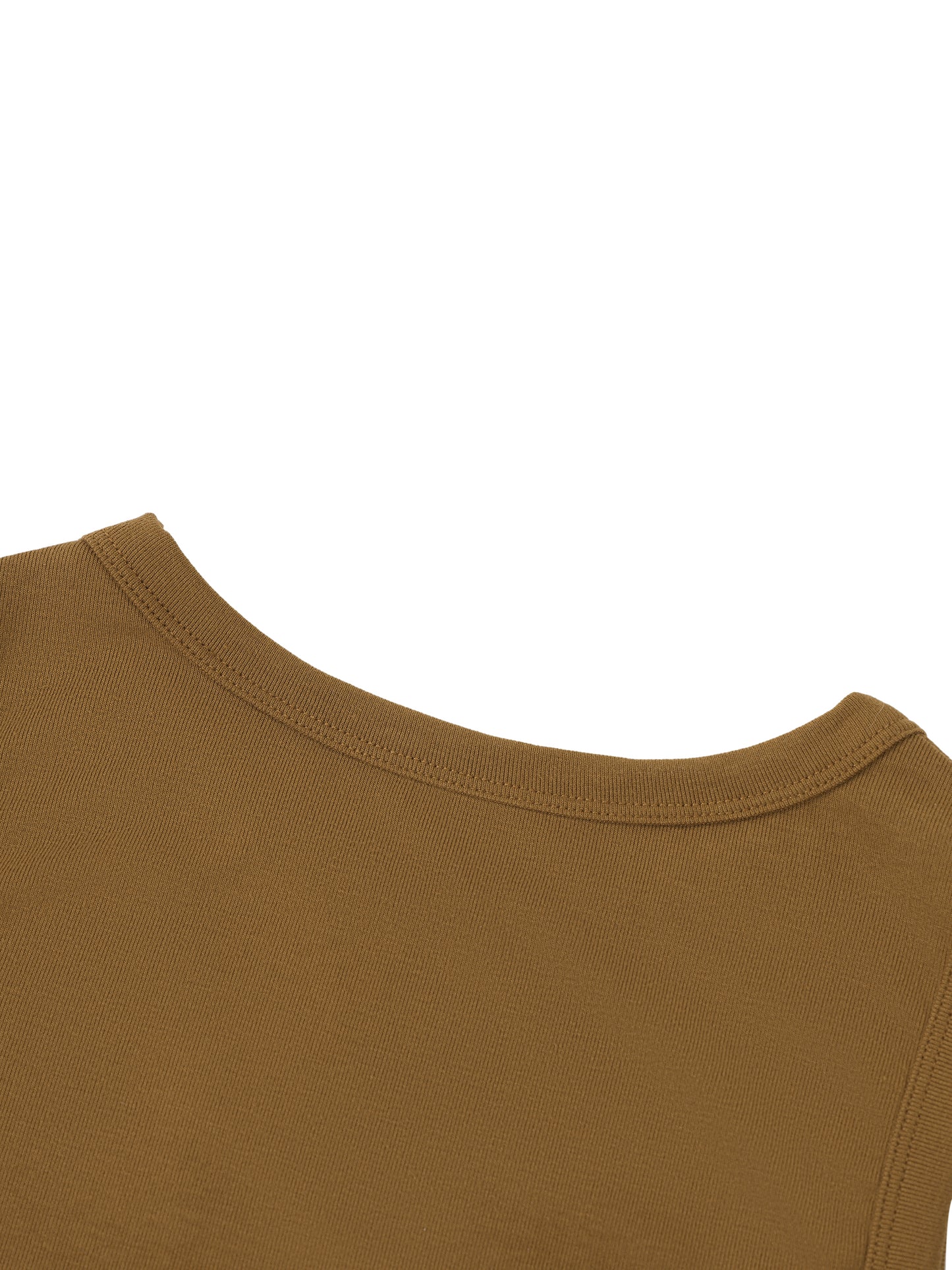 Tight Crewneck Crop Tank Top