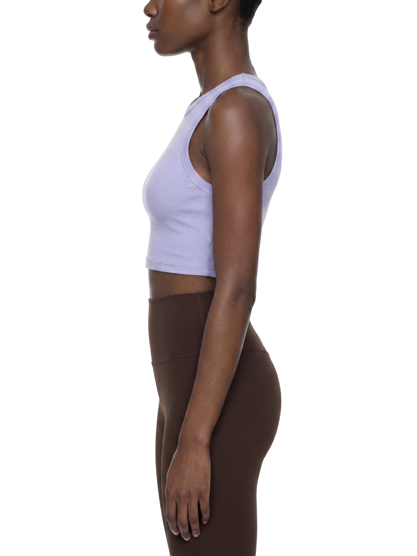 Tight Crewneck Crop Tank Top