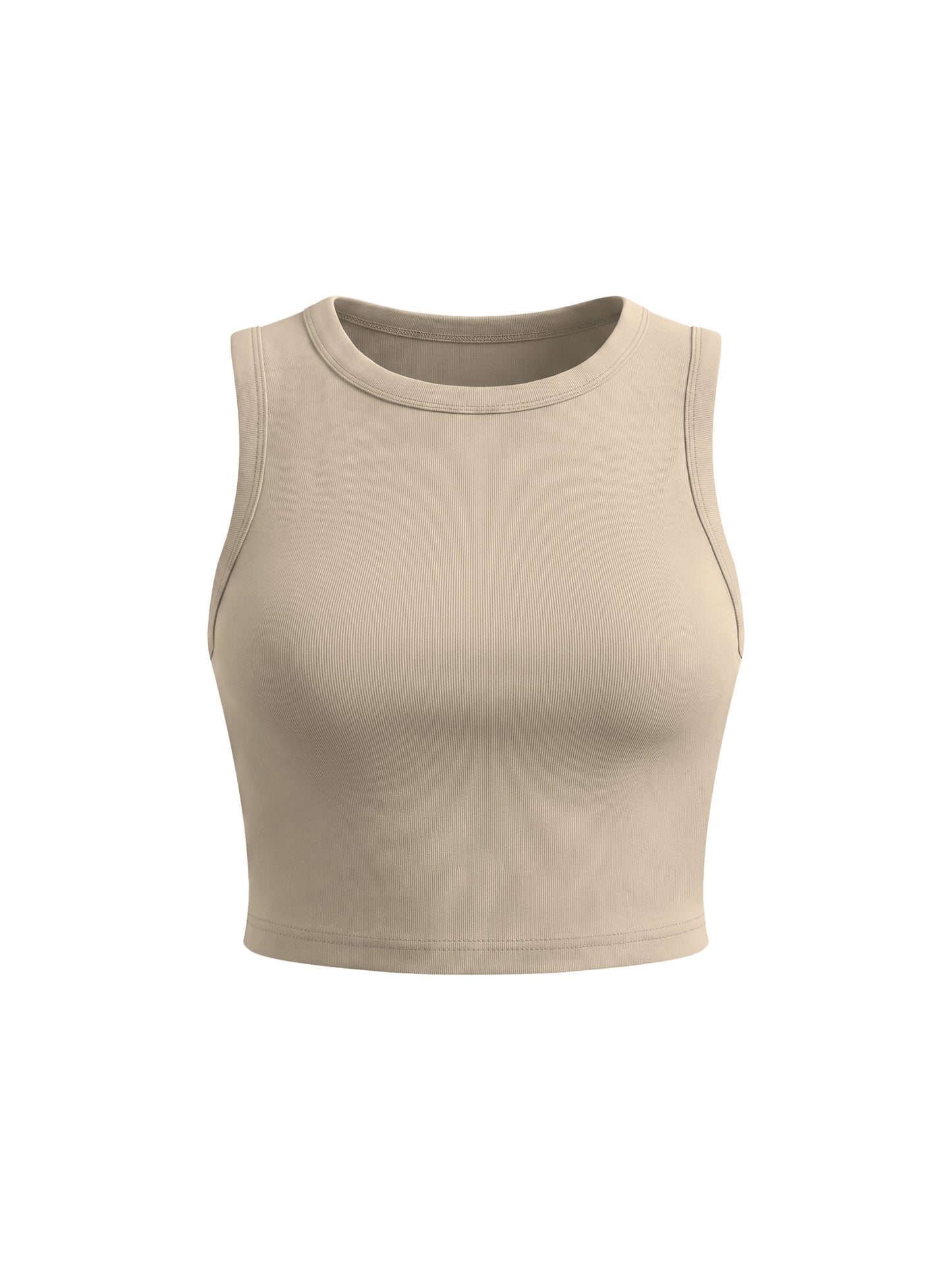 Tight Crewneck Crop Tank Top