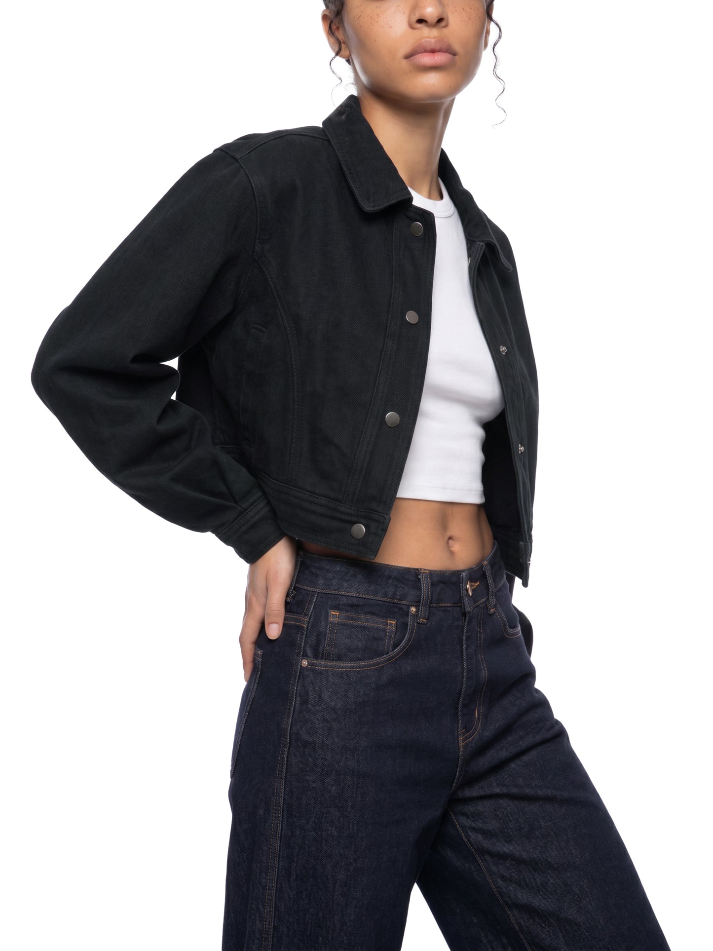 Crop Denim Jacket