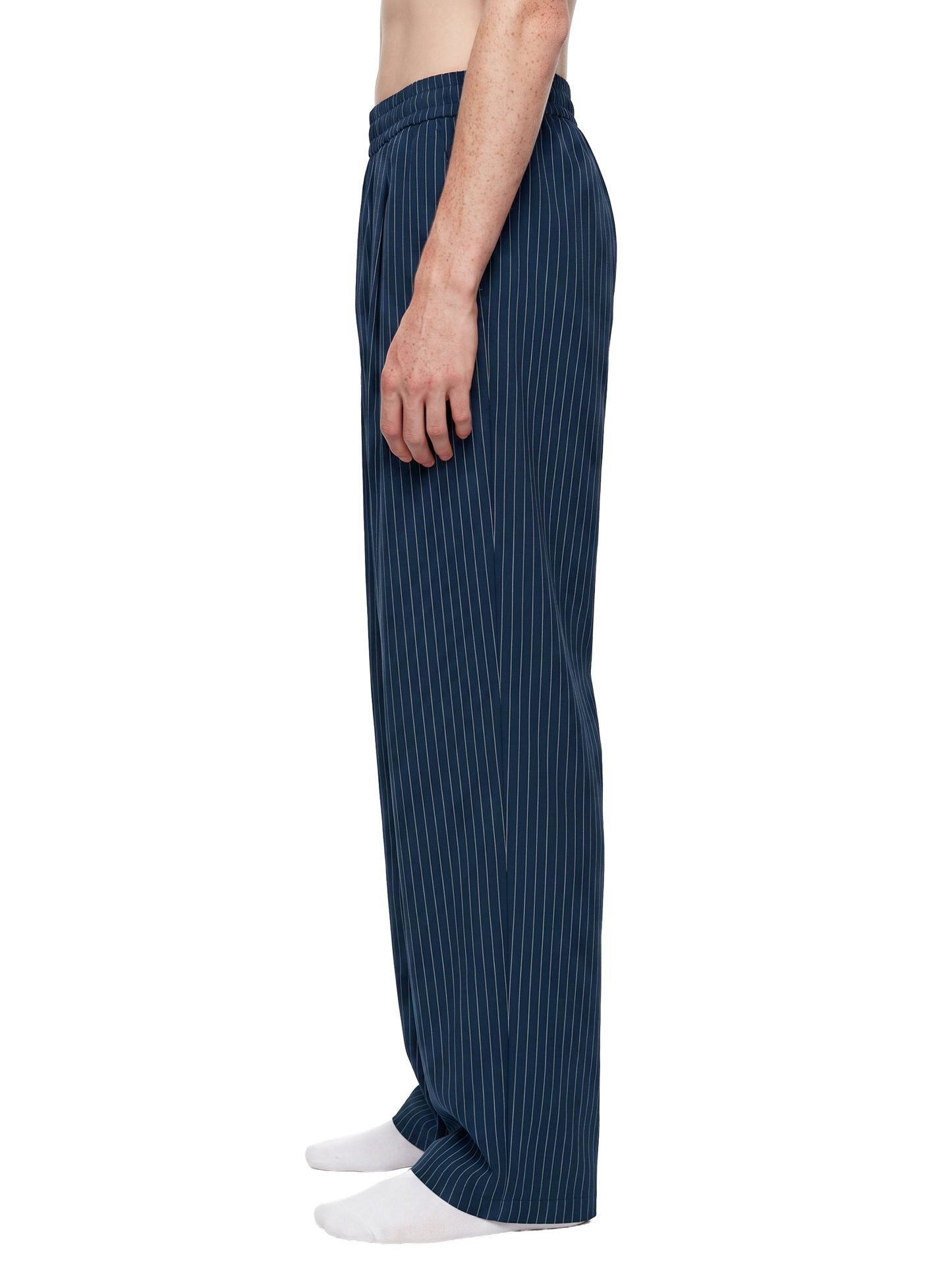 Striped Pleated Pants